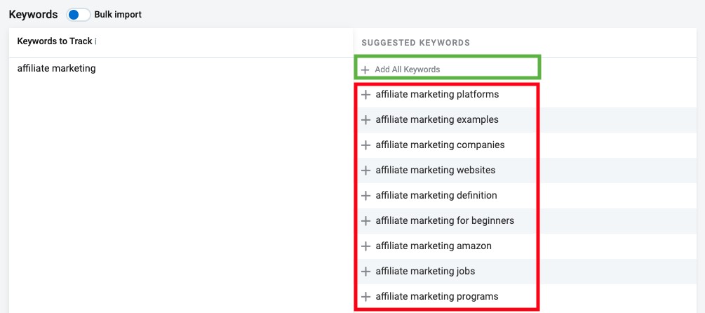 how to find a broad variety of kgr keywords
