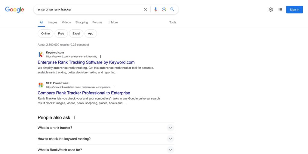 how to test keyword rank tracker accuracy- step 3