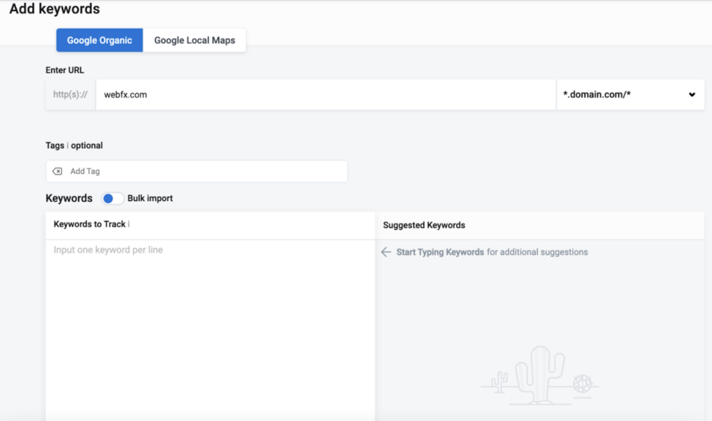 keyword.com rank tracker - surveillance de la concurrence