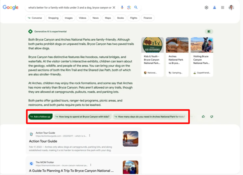 conversational mode implementation example