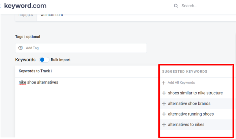 you can use a keyword research tool to generate more low competition keywords with high commercial intent example 2